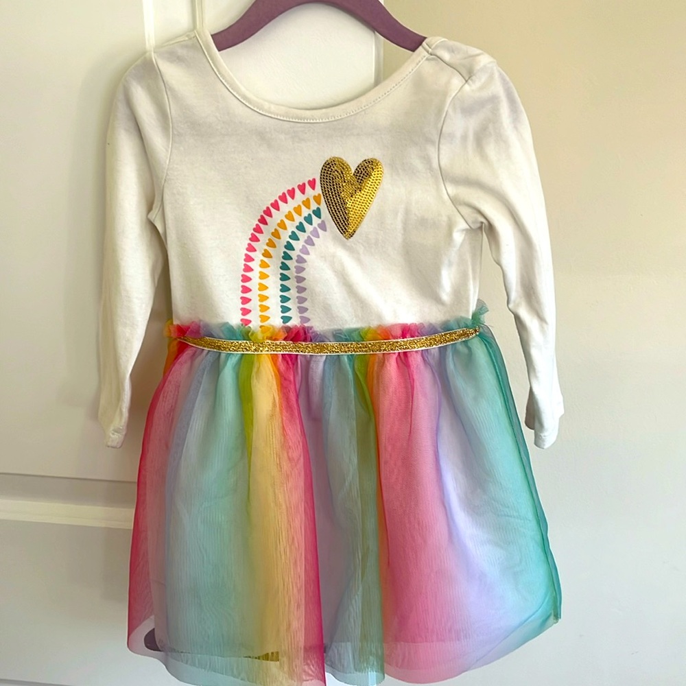 Cat & Jack 2t Rainbow Dress